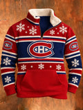Men's Football Print Hoodie