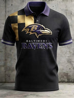Men's Football   Print Polo Shirt