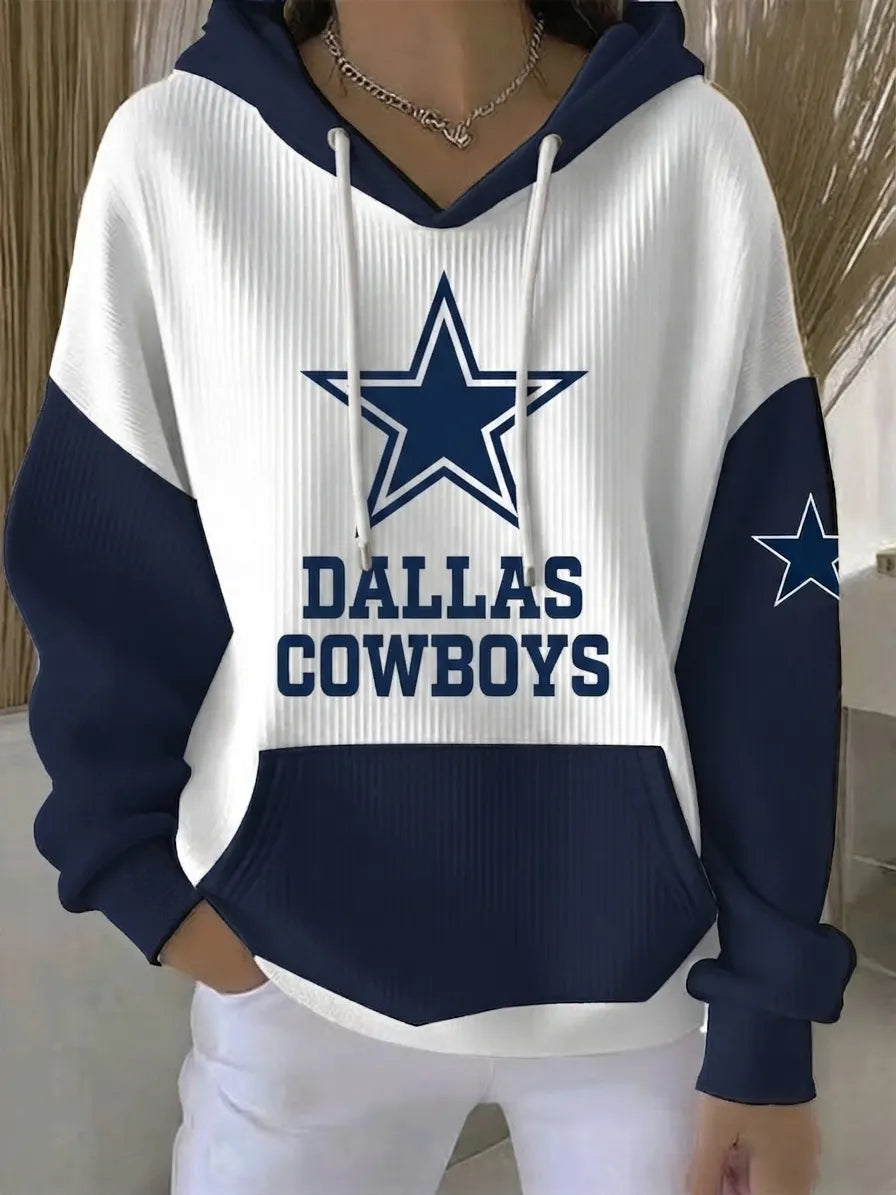 Women's Football Long-Sleeve Hoodies