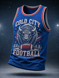 Men's Football Print Tank Top