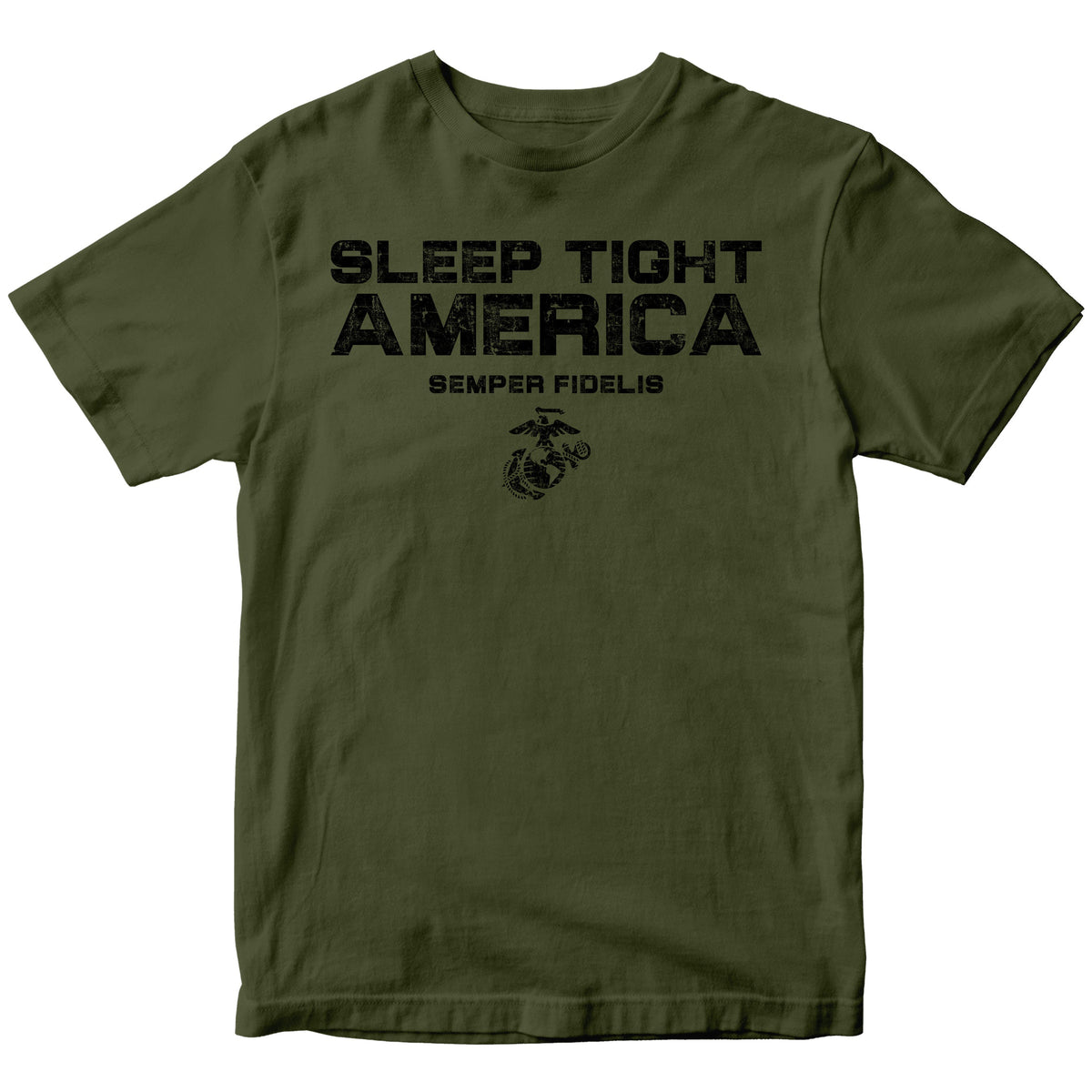 Marines Sleep Tight America T-Shirt