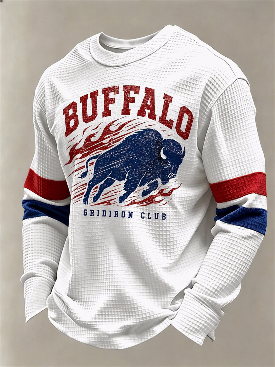 Men's Long-Sleeved Football Fan Top