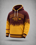Men's Football-Print Hoodie