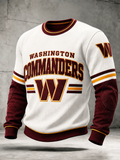 Men's Football Print Sweatshirt