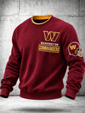 Men's Football Print Sweatshirt