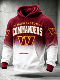 Men's Football Print Hoodie