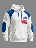Men's Football-Print Sweatshirt