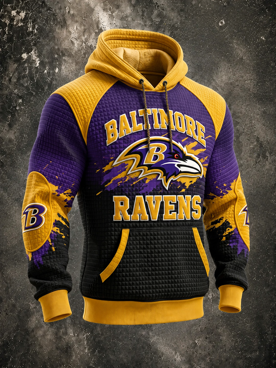 Men's Football-Print Sweatshirt