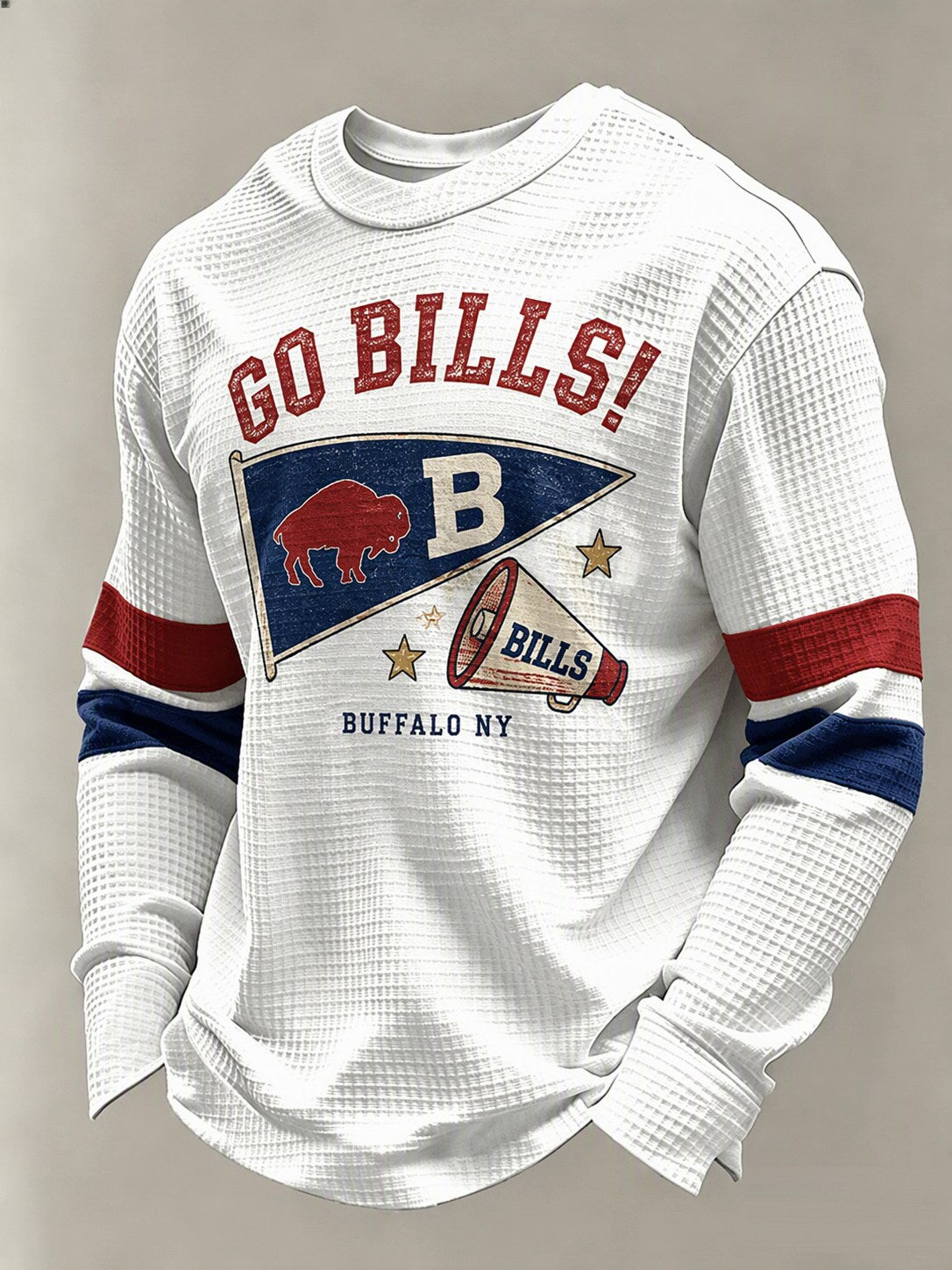 Men's Long-Sleeved Football Fan Top