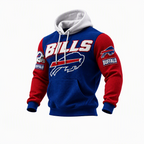 Rugby-print Waffle-knit Hoodie