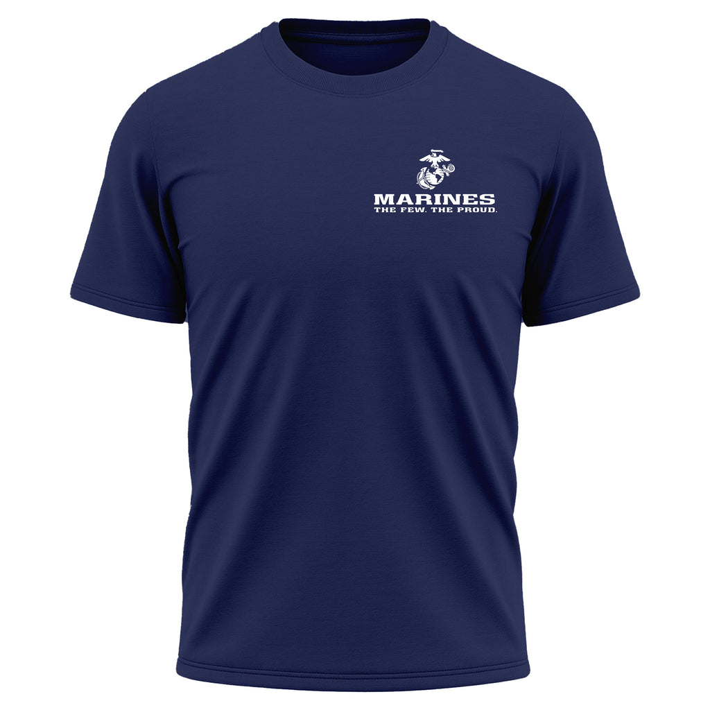 Marines The Few The Proud Chest Seal Performance T-shirt