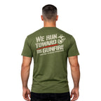 USMC “We Run Toward the Gunfire” T-Shirt