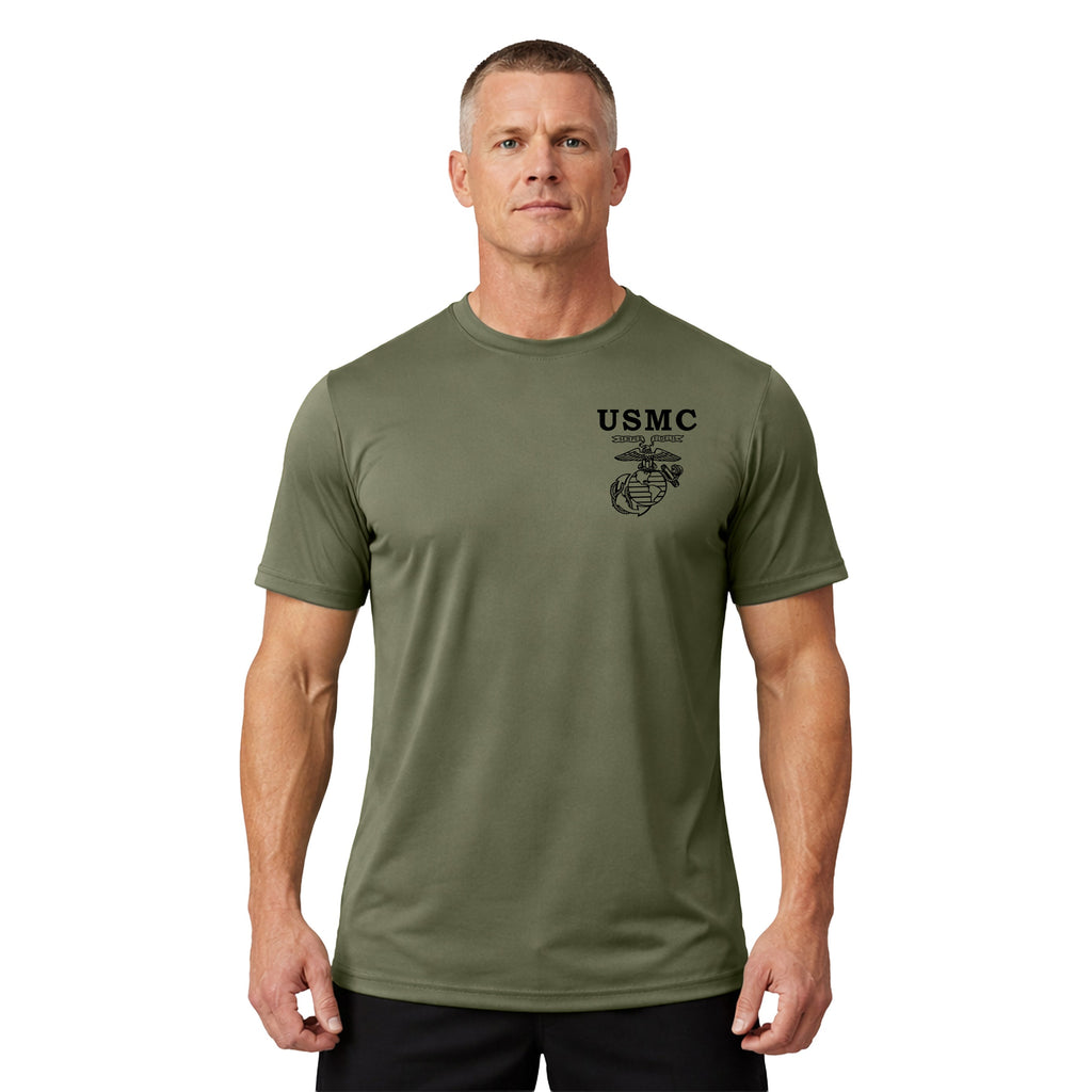USMC Old School EGA Performance T-Shirt