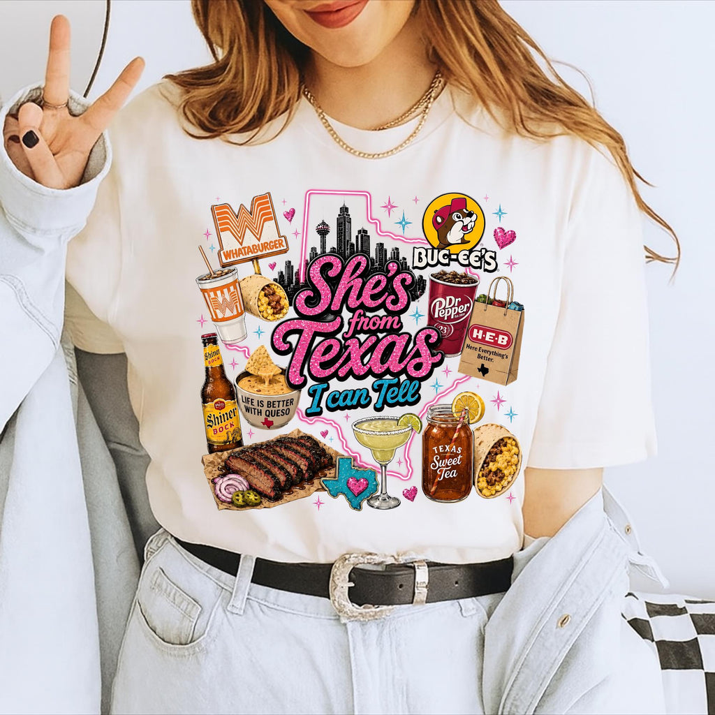 Shes from Texas I Can Tell State Pride T-Shirt