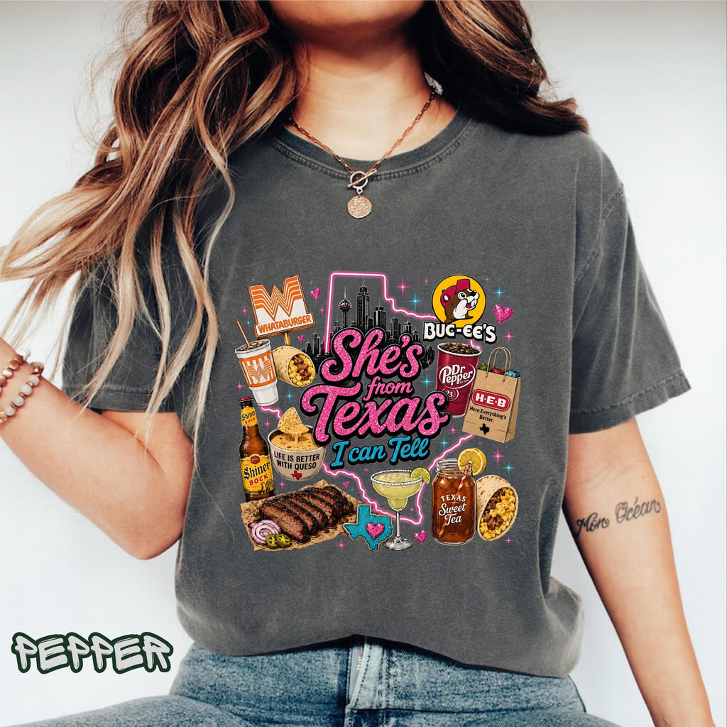 Shes from Texas I Can Tell State Pride T-Shirt