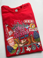 Shes from texas i can tell Unisex T-shirt