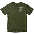Marines 250th Birthday Flag T-Shirt