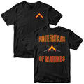 USMC "Of Marines" Rank T-Shirt - All Marine Corps Rank Insignia Available