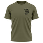 USMC Old School EGA Performance T-Shirt