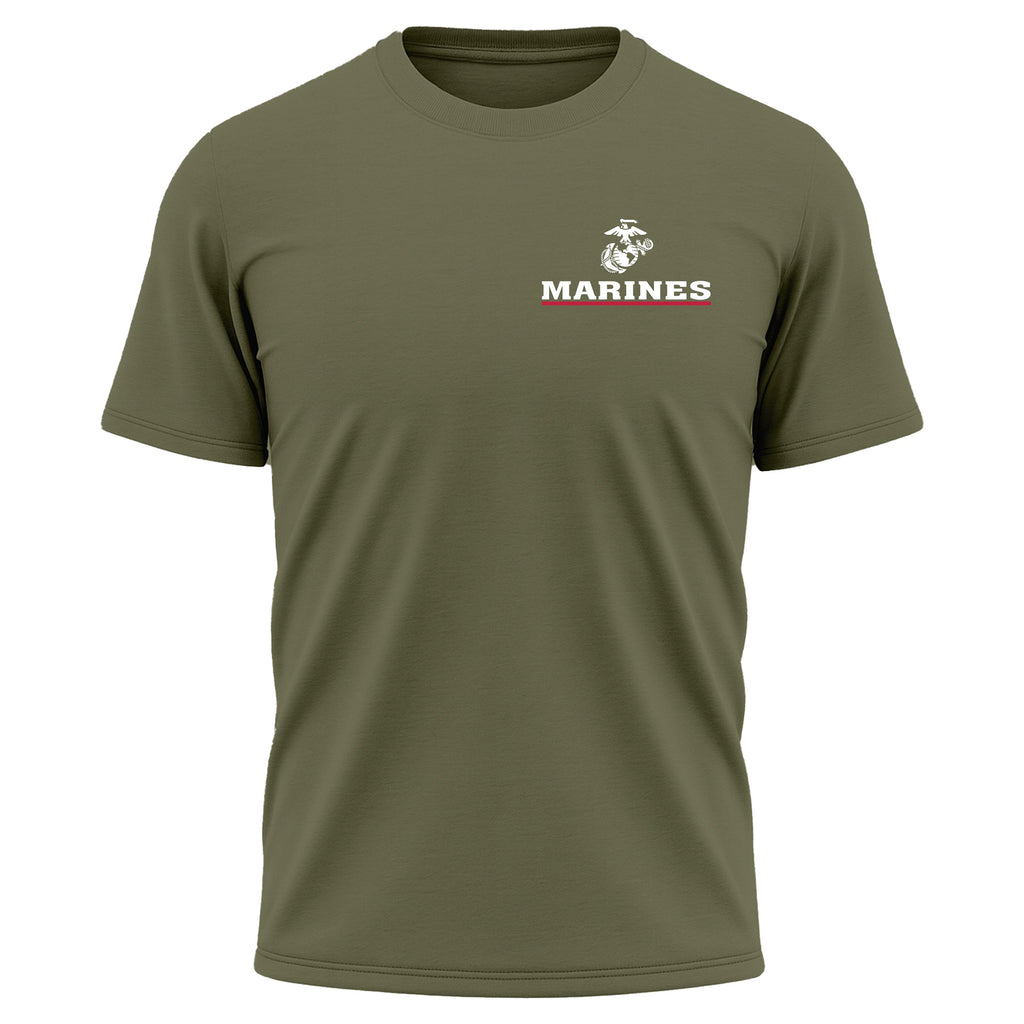 Marines Red Line EGA Performance T-shirt