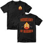 USMC "Of Marines" Rank T-Shirt - All Marine Corps Rank Insignia Available