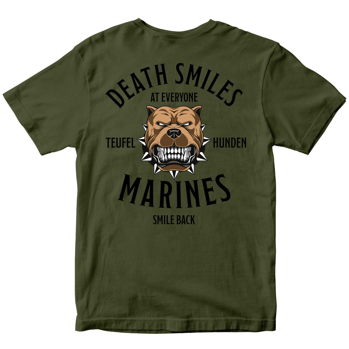 Death Smiles, Marines Smile Back T-Shirt