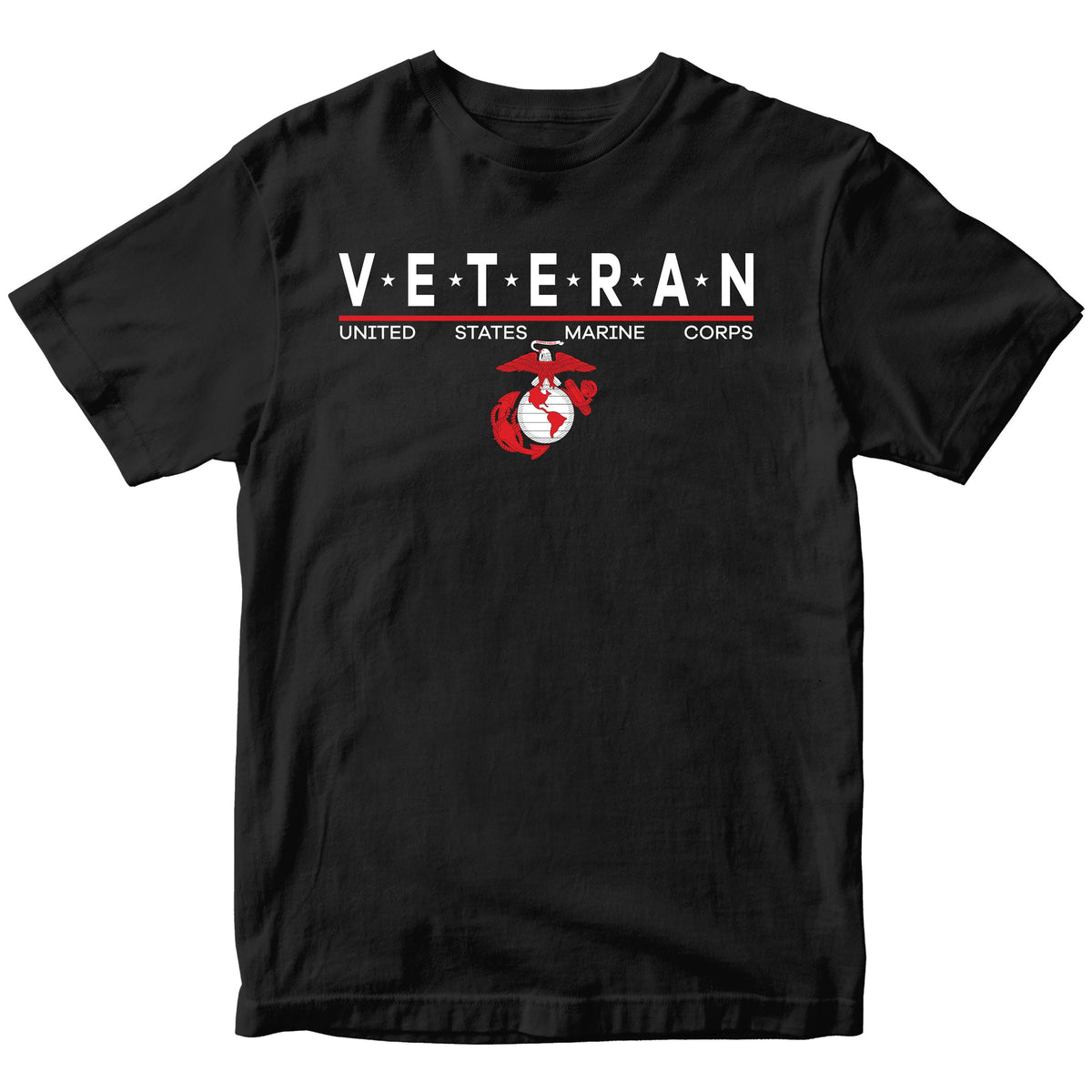United States Marine Corps Veteran Star T-Shirt