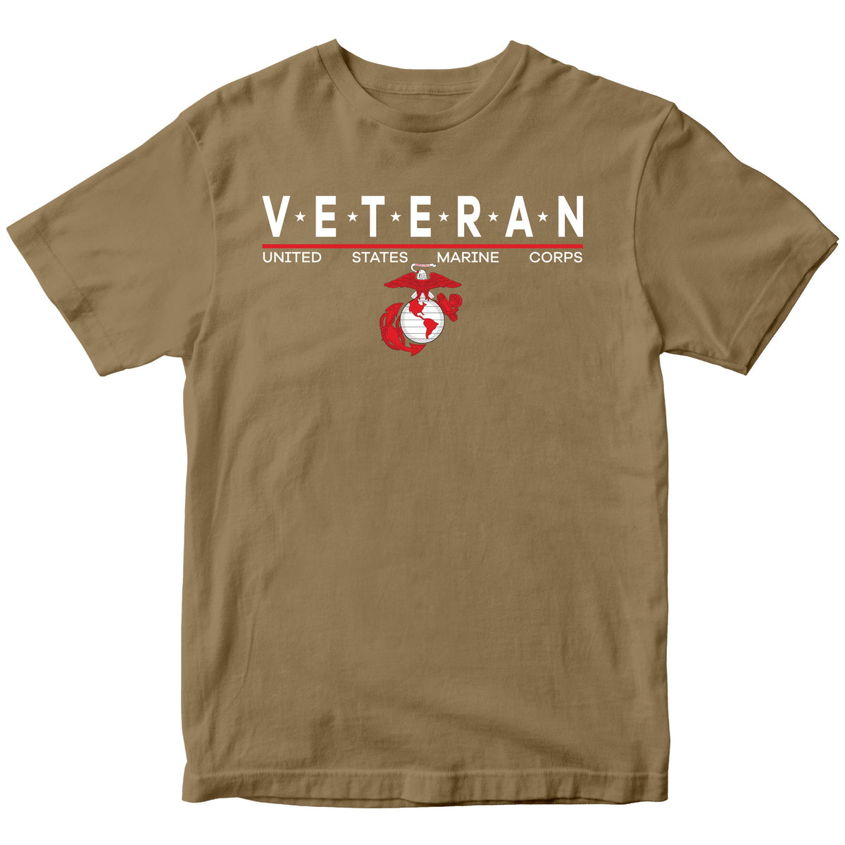United States Marine Corps Veteran Star T-Shirt