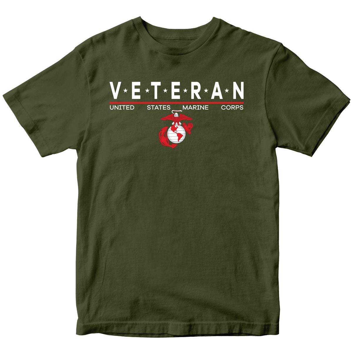 United States Marine Corps Veteran Star T-Shirt