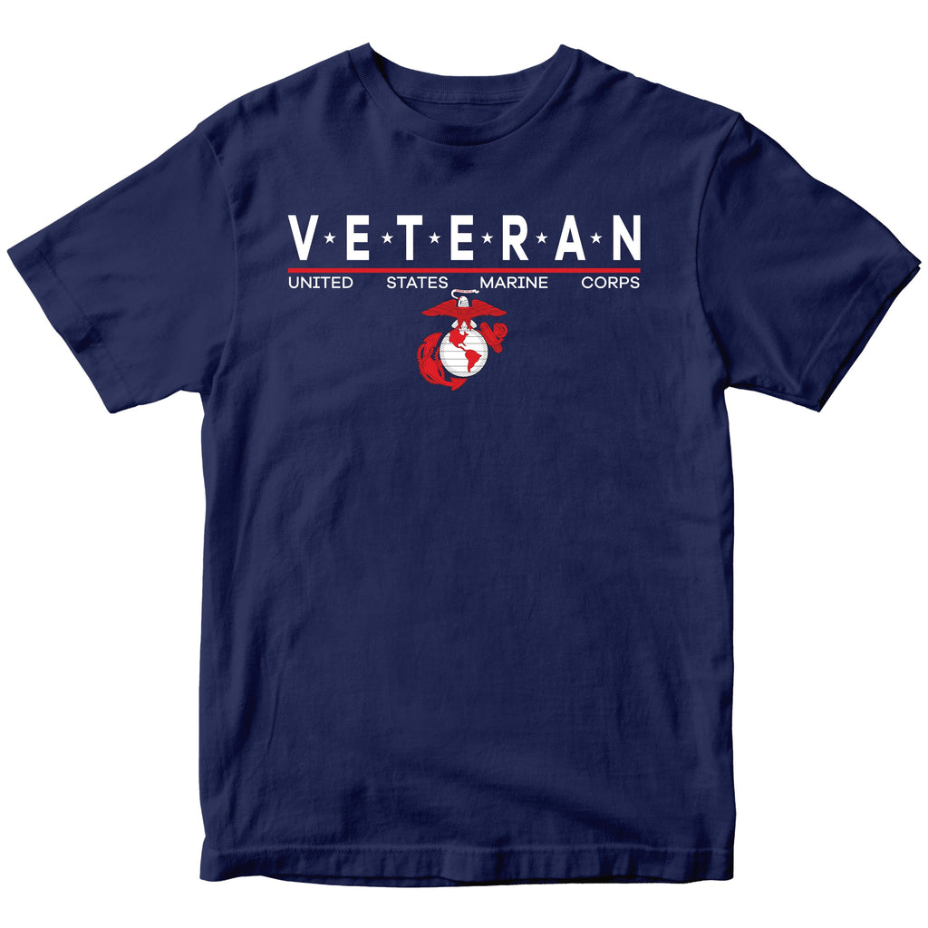 United States Marine Corps Veteran Star T-Shirt