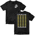 Marines Yellow Footprints T-Shirt