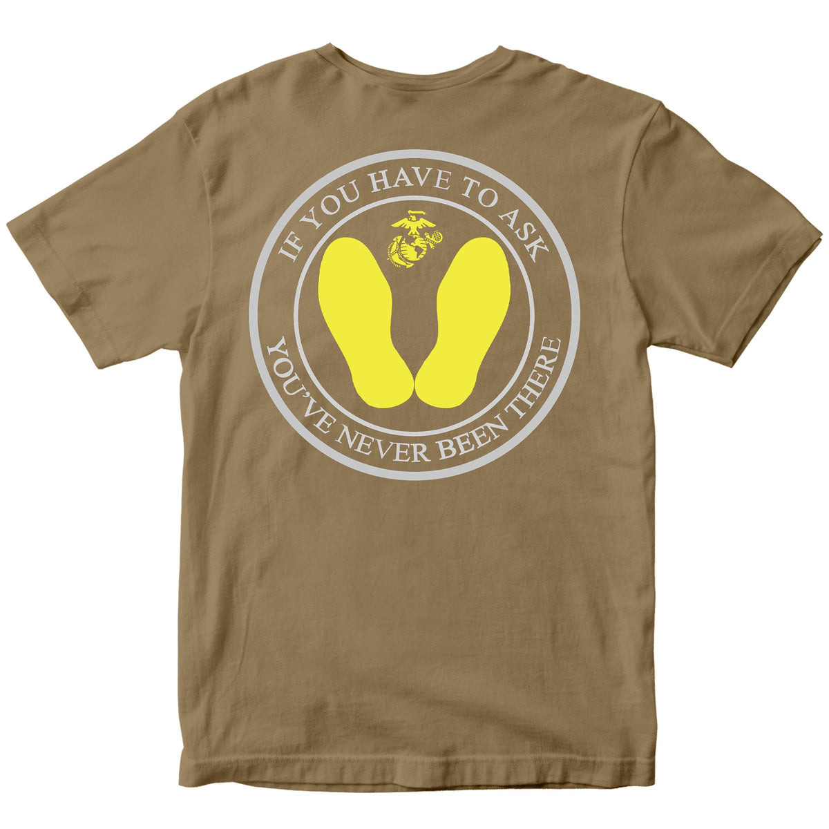 U.S. Marine Corps Yellow Footprints T-Shirt