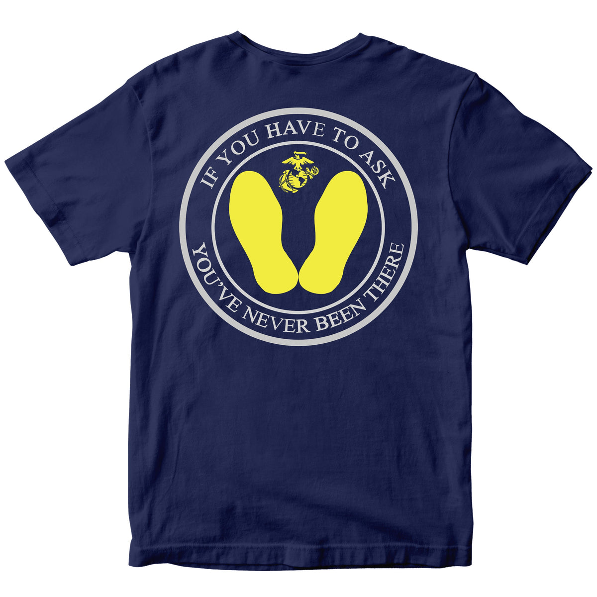 U.S. Marine Corps Yellow Footprints T-Shirt