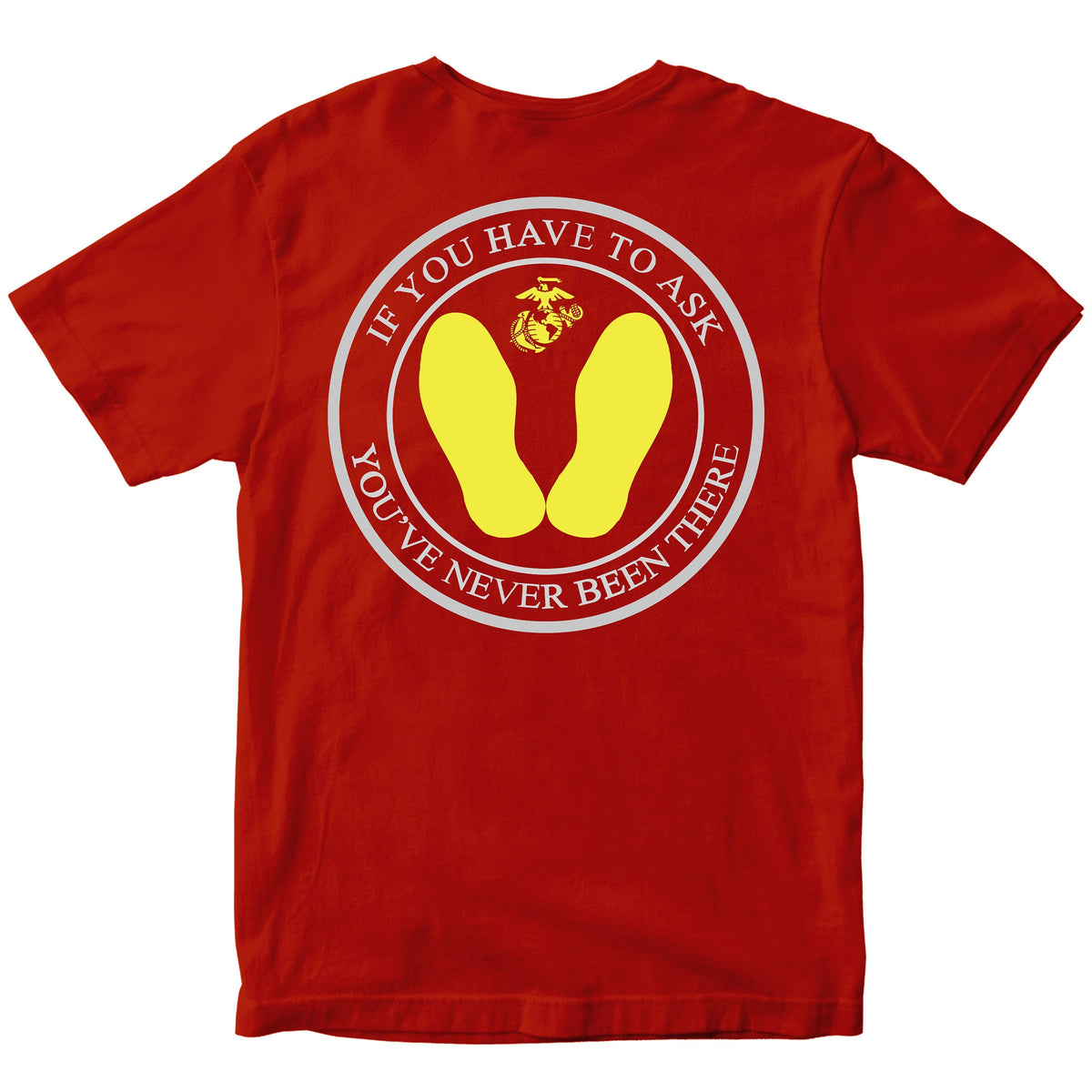 U.S. Marine Corps Yellow Footprints T-Shirt