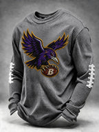 Men'S Football Printed Waffle T-Shirt