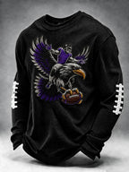 Men'S Football Printed Waffle T-Shirt