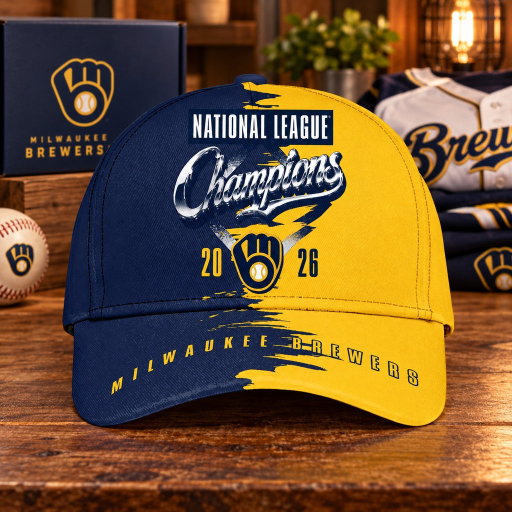Milwaukee Brewers 2026 National League Champions Classic Cap