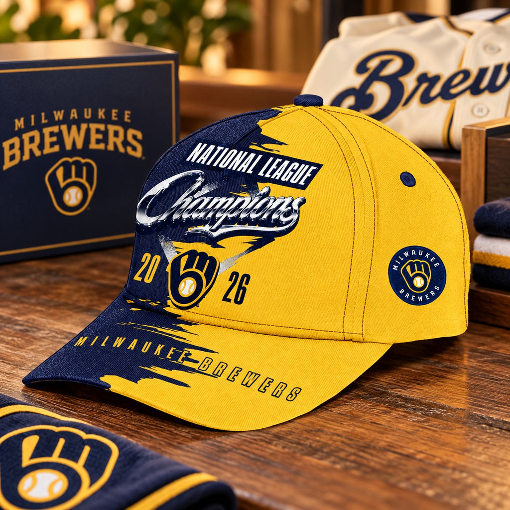 Milwaukee Brewers 2026 National League Champions Classic Cap