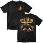 MCRD San Diego Marines Growling Bear T-Shirt
