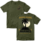 Parris Island Marines Carolina Palm Tree T-Shirt