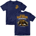 MCRD San Diego Marines Growling Bear T-Shirt