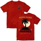 Parris Island Marines Carolina Palm Tree T-Shirt