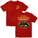 MCRD San Diego Marines Growling Bear T-Shirt