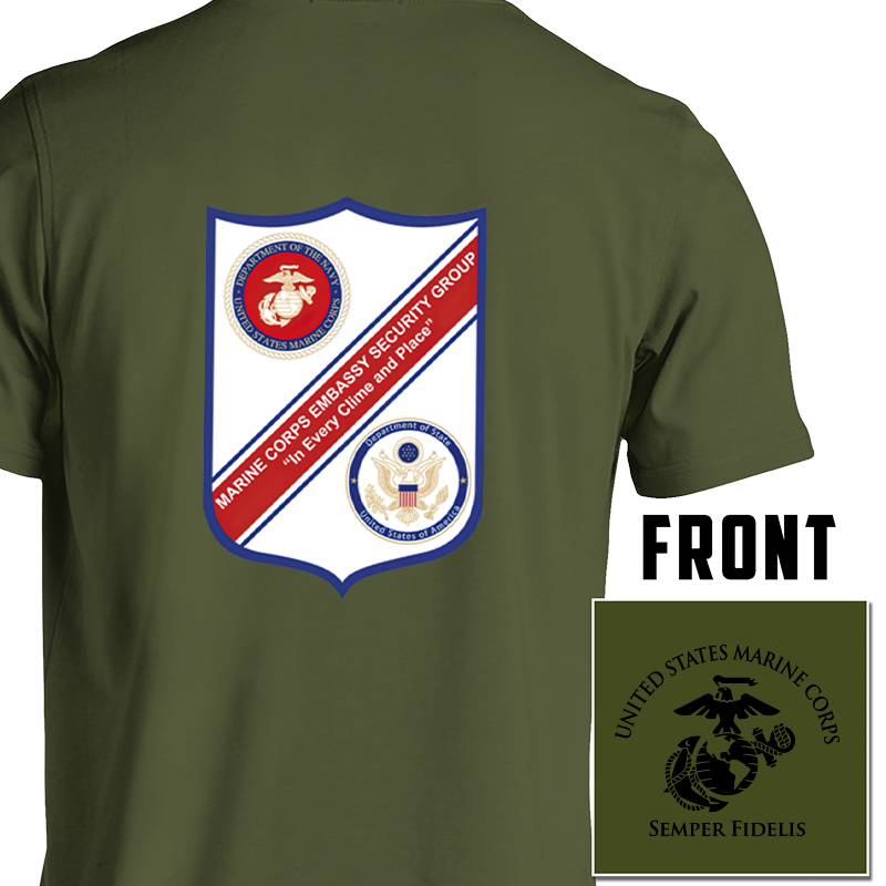 MSG Embassy Security Guard - USMC Unit T-Shirt