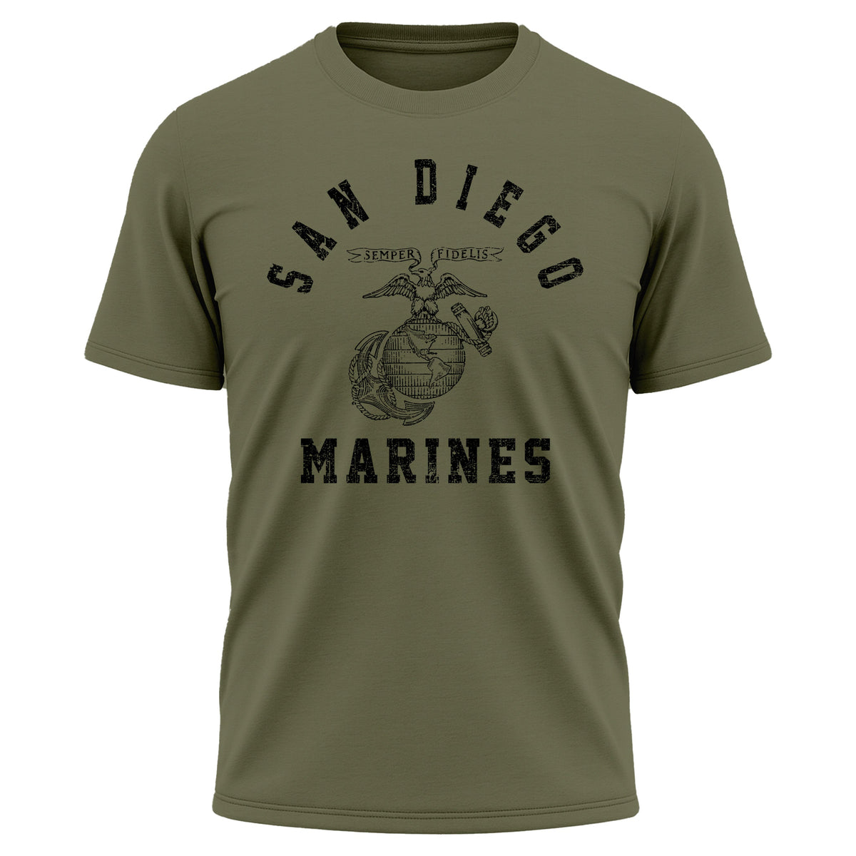 USMC Old School San Diego Training Performance T-shirt