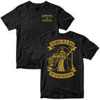 Marines Born In A Bar Skull 250th Birthday T-shirt
