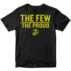 Marines The Few The Proud Safety Yellow T-shirt