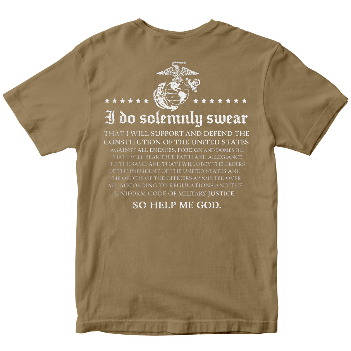 USMC Oath of Enlistment T-Shirt