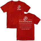 USMC Oath of Enlistment T-Shirt
