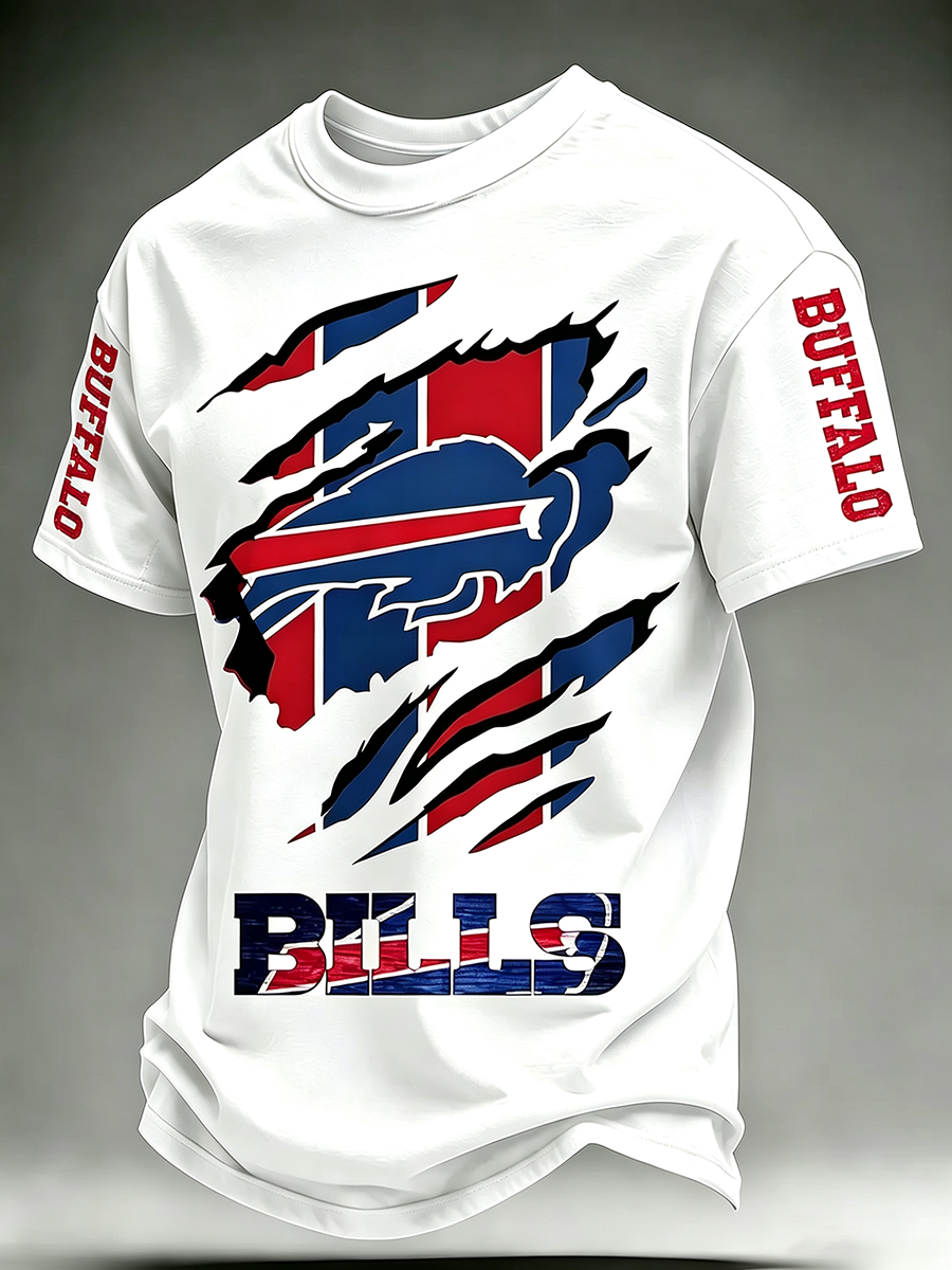 Men's Football Fan Print T-Shirt